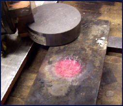 Hand unit for bulkhead plate heating.