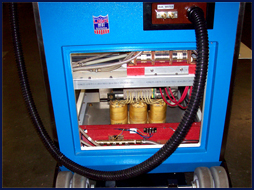 Front Water distribution System, Transformer and Capacitor set.