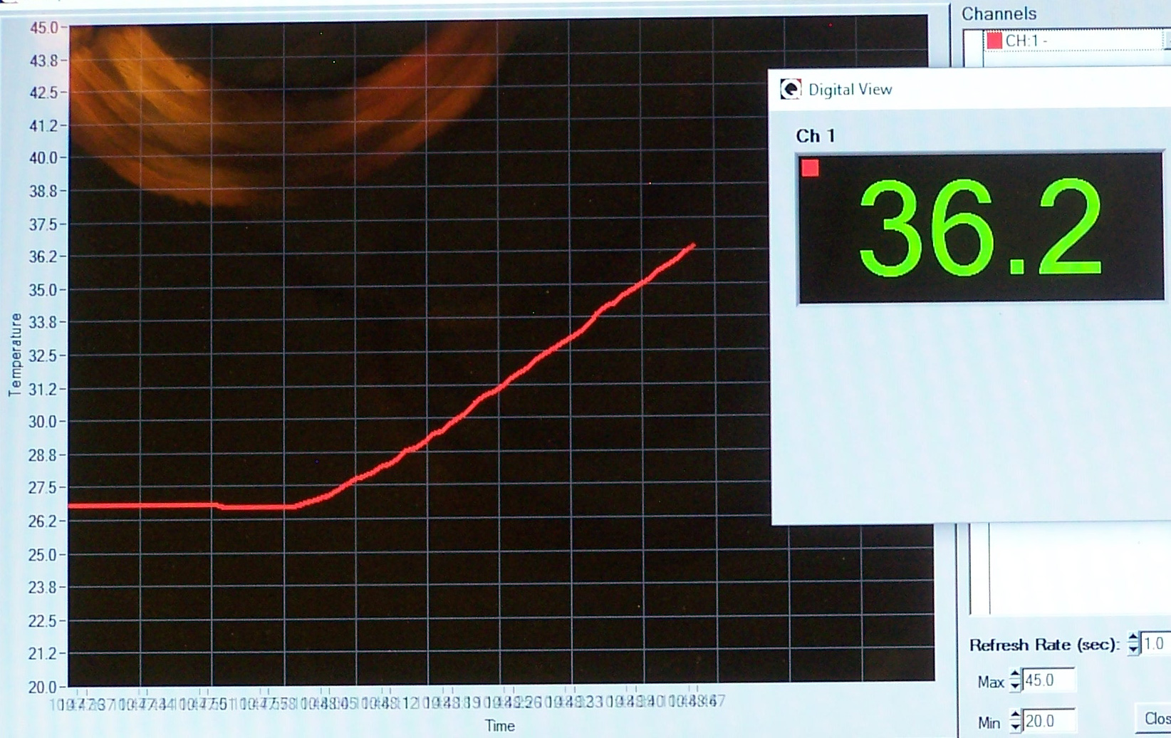 Temperature Profile During Heating