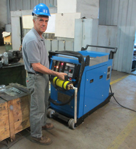 On site in Romania for Bolt Removal