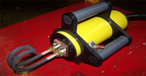 Light Weight Induction Hand Unit: Dual handles, ceramic coated 